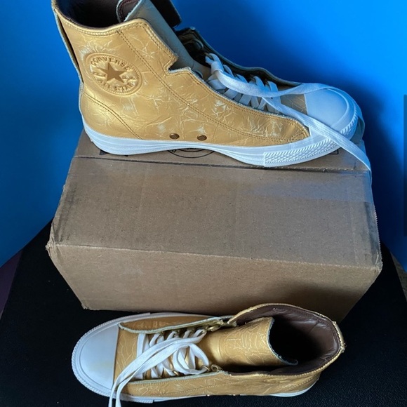 Converse Alpha Hi Gold High Top Sneakers - Picture 2 of 5